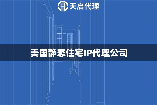 美国静态住宅IP代理公司