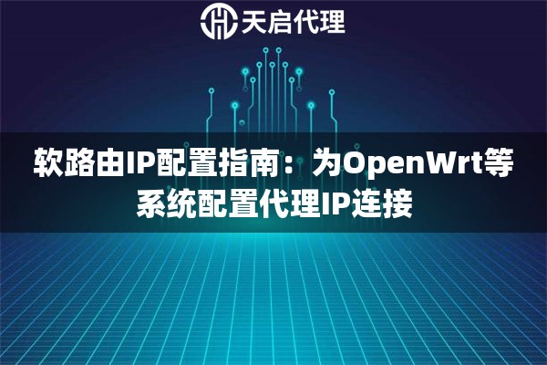软路由IP配置指南：为OpenWrt等系统配置代理IP连接