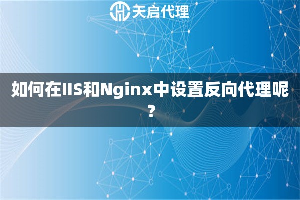 如何在IIS和Nginx中设置反向代理呢？