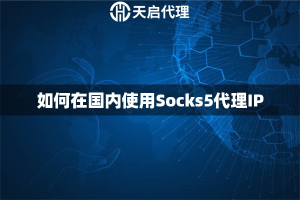 如何在国内使用Socks5代理IP