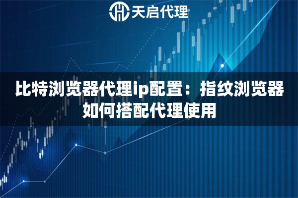 比特浏览器代理ip配置:指纹浏览器如何搭配代理使用 比特浏览器代理ip配置:指纹浏览器如何搭配代理使用