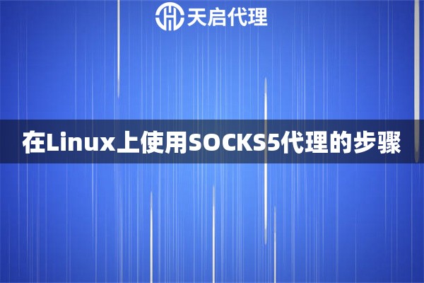 在Linux上使用SOCKS5代理的步骤