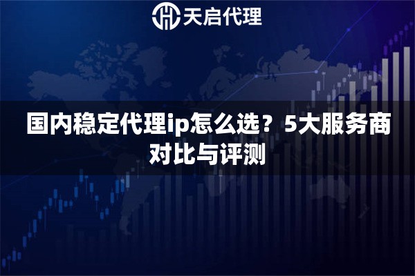 国内稳定代理ip怎么选?5大服务商对比与评测 国内稳定代理ip怎么选?5大服务商对比与评测