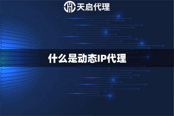 什么是动态IP代理