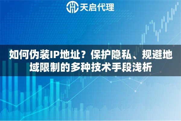 如何伪装IP地址？保护隐私、规避地域限制的多种技术手段浅析