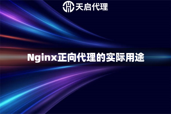 Nginx正向代理的实际用途