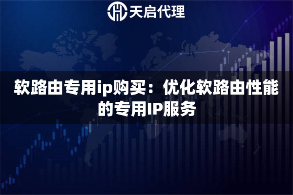 软路由专用ip购买：优化软路由性能的专用IP服务