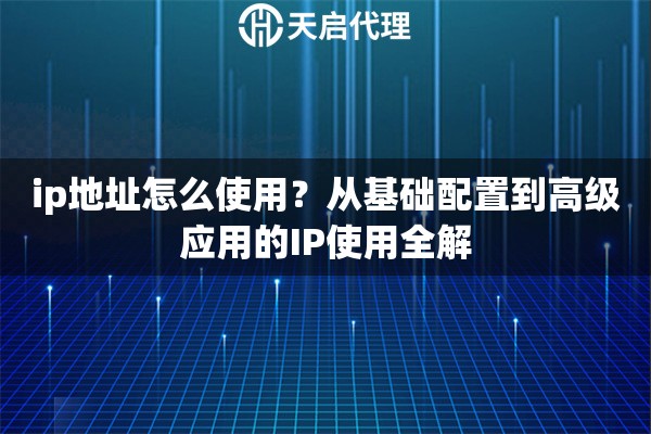 ip地址怎么使用？从基础配置到高级应用的IP使用全解