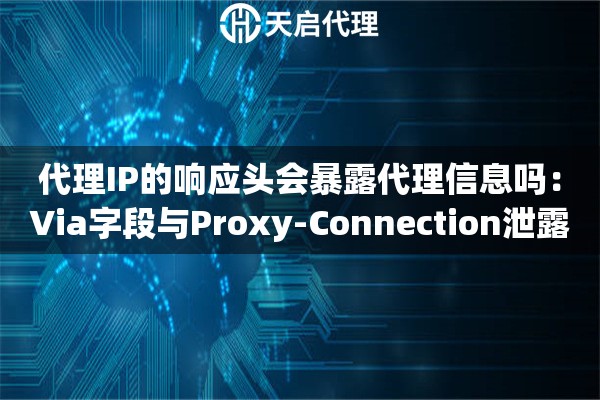 代理IP的响应头会暴露代理信息吗：Via字段与Proxy-Connection泄露排查