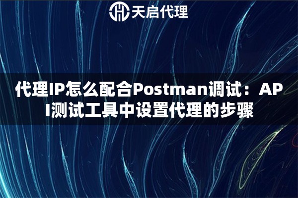 代理IP怎么配合Postman调试：API测试工具中设置代理的步骤
