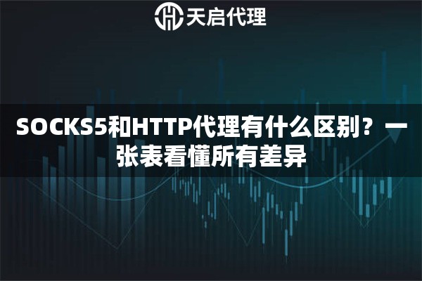 SOCKS5和HTTP代理有什么区别？一张表看懂所有差异