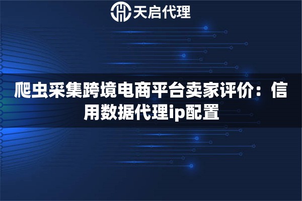 爬虫采集跨境电商平台卖家评价：信用数据代理ip配置