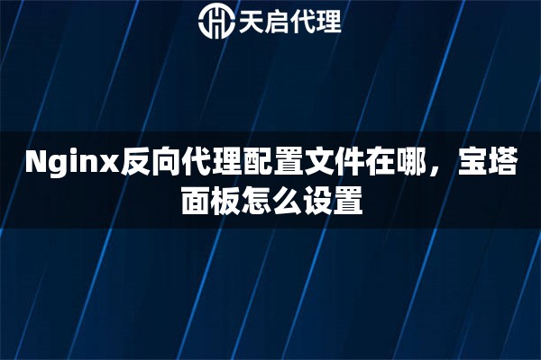 Nginx反向代理配置文件在哪，宝塔面板怎么设置