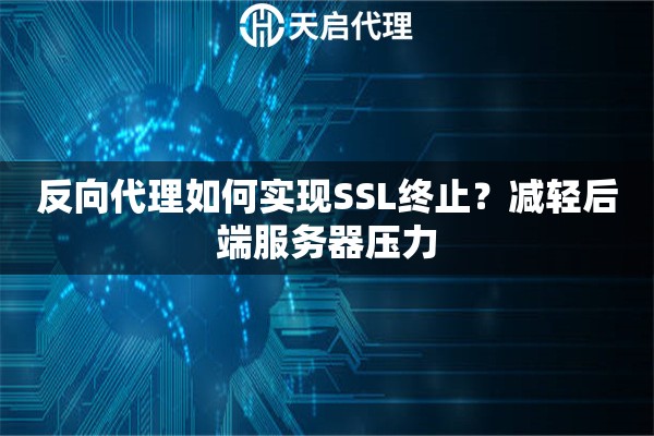 反向代理如何实现SSL终止？减轻后端服务器压力