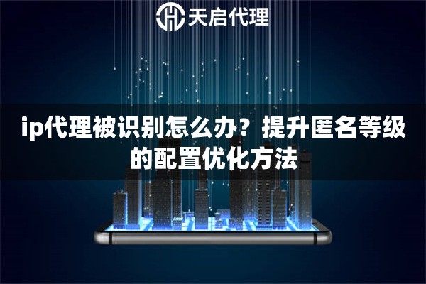 ip代理被识别怎么办？提升匿名等级的配置优化方法
