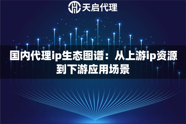 国内代理ip生态图谱:从上游ip资源到下游应用场景 国内代理ip生态图谱:从上游ip资源到下游应用场景
