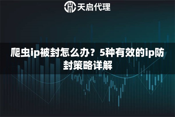 爬虫ip被封怎么办?5种有效的ip防封策略详解 爬虫ip被封怎么办?5种有效的ip防封策略详解