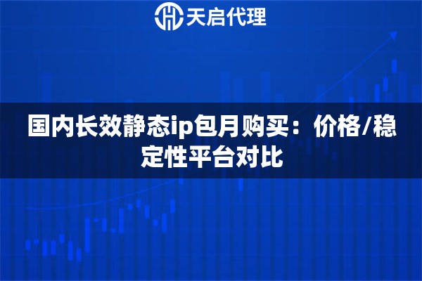 国内长效静态ip包月购买：价格/稳定性平台对比