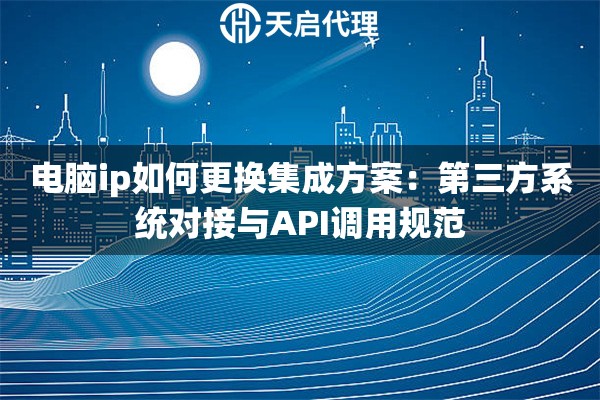 电脑ip如何更换集成方案:第三方系统对接与API调用规范 电脑ip如何更换集成方案:第三方系统对接与API调用规范