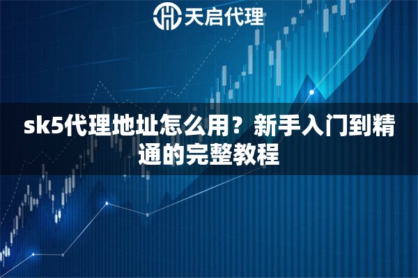 sk5代理地址怎么用?新手入门到精通的完整教程 sk5代理地址怎么用?新手入门到精通的完整教程