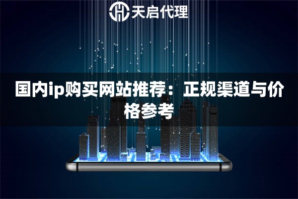 国内ip购买网站推荐：正规渠道与价格参考