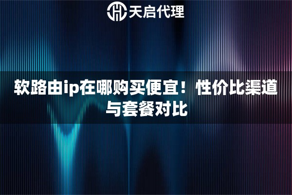 软路由ip在哪购买便宜！性价比渠道与套餐对比
