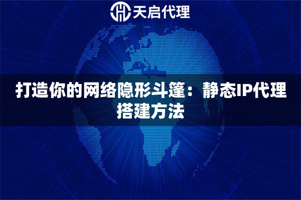 打造你的网络隐形斗篷：静态IP代理搭建方法