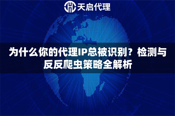 为什么你的代理IP总被识别？检测与反反爬虫策略全解析