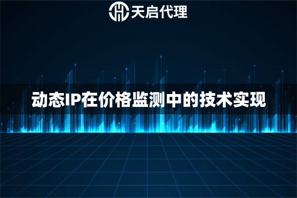 动态IP在价格监测中的技术实现