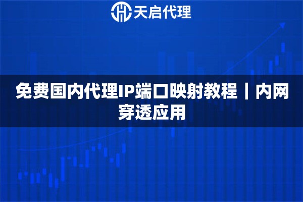免费国内代理IP端口映射教程｜内网穿透应用