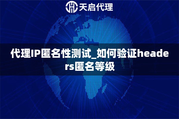 代理IP匿名性测试_如何验证headers匿名等级