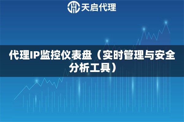 代理IP监控仪表盘（实时管理与安全分析工具）