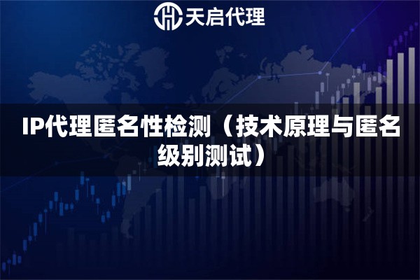 IP代理匿名性检测（技术原理与匿名级别测试）