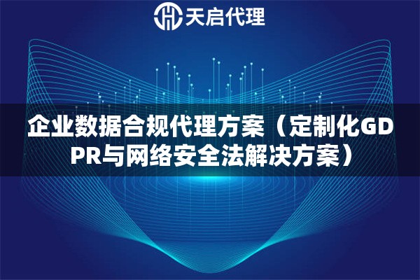 企业数据合规代理方案（定制化GDPR与网络安全法解决方案）