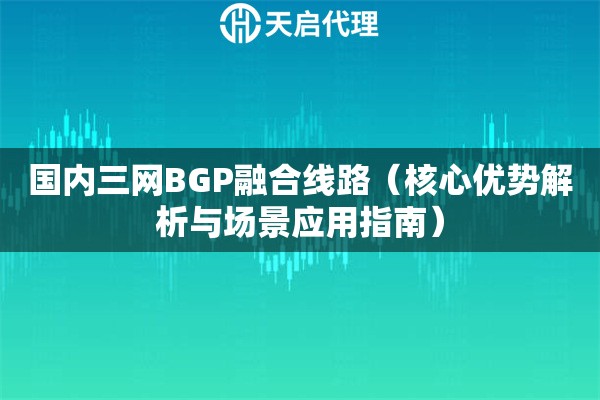 国内三网BGP融合线路（核心优势解析与场景应用指南）