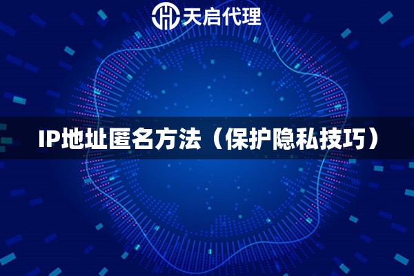 IP地址匿名方法（保护隐私技巧）