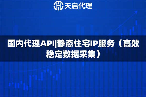 国内代理API|静态住宅IP服务（高效稳定数据采集）