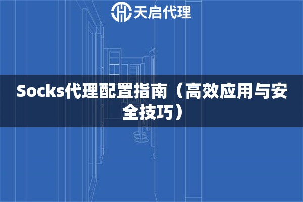 Socks代理配置指南（高效应用与安全技巧）