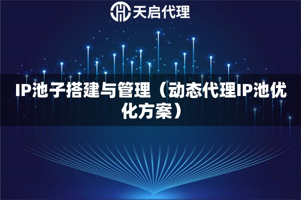 IP池子搭建与管理（动态代理IP池优化方案）