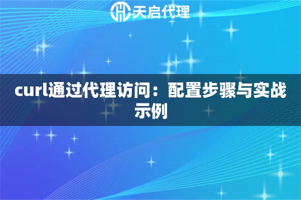 curl通过代理访问：配置步骤与实战示例