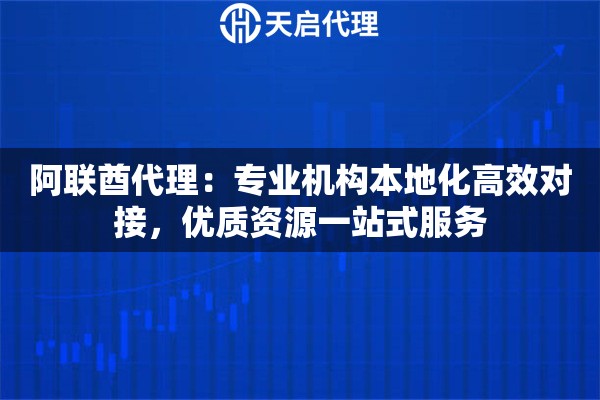 阿联酋代理：专业机构本地化高效对接，优质资源一站式服务