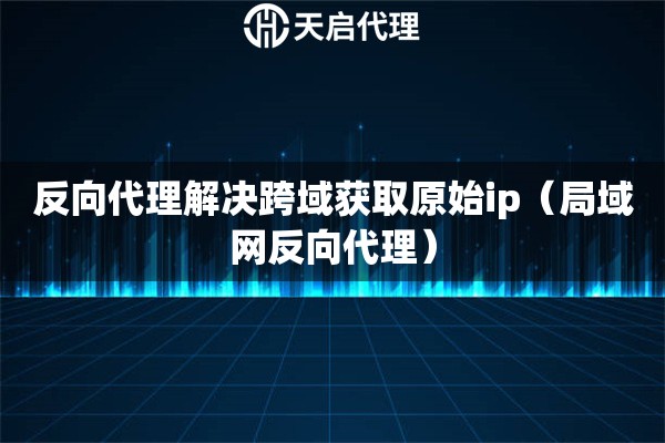 反向代理解决跨域获取原始ip（局域网反向代理）