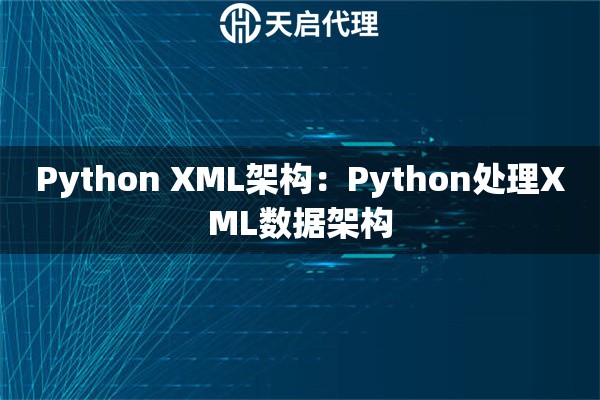 Python XML架构：Python处理XML数据架构