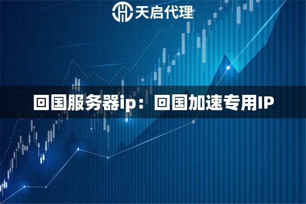 回国服务器ip：回国加速专用IP