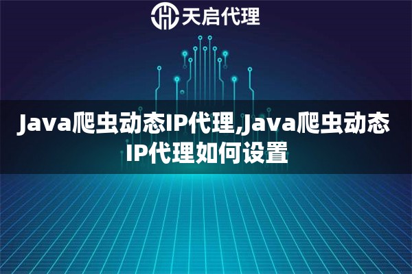 Java爬虫动态IP代理,Java爬虫动态IP代理如何设置