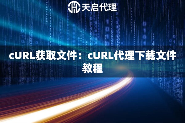 cURL获取文件：cURL代理下载文件教程