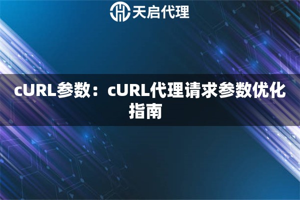 cURL参数：cURL代理请求参数优化指南  