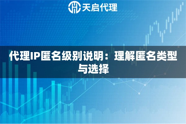代理IP匿名级别说明：理解匿名类型与选择