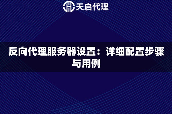 反向代理服务器设置：详细配置步骤与用例
