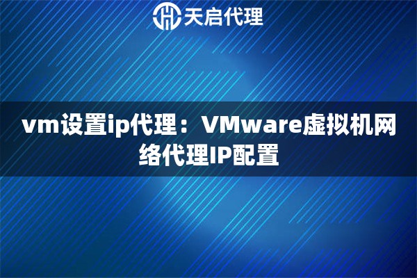 vm设置ip代理：VMware虚拟机网络代理IP配置